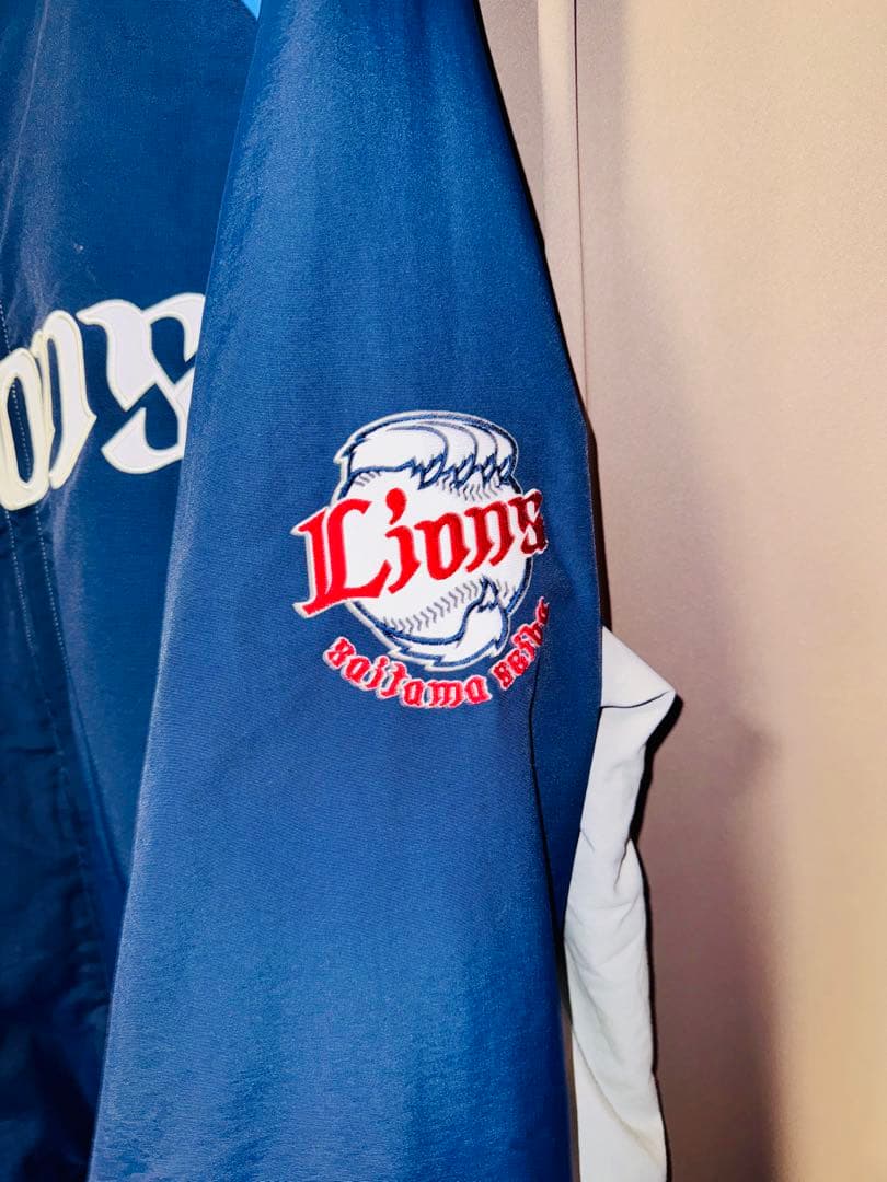3XL 埼玉西武ライオンズ グランドコート プロモデル majestic