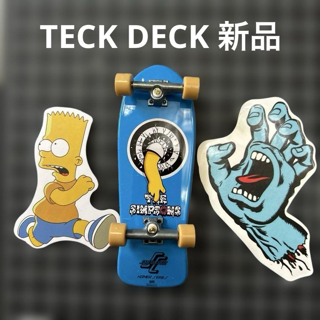 TECK DECK テックデッキ US指スケ サンタクルーズ×シンプソンズ 新品