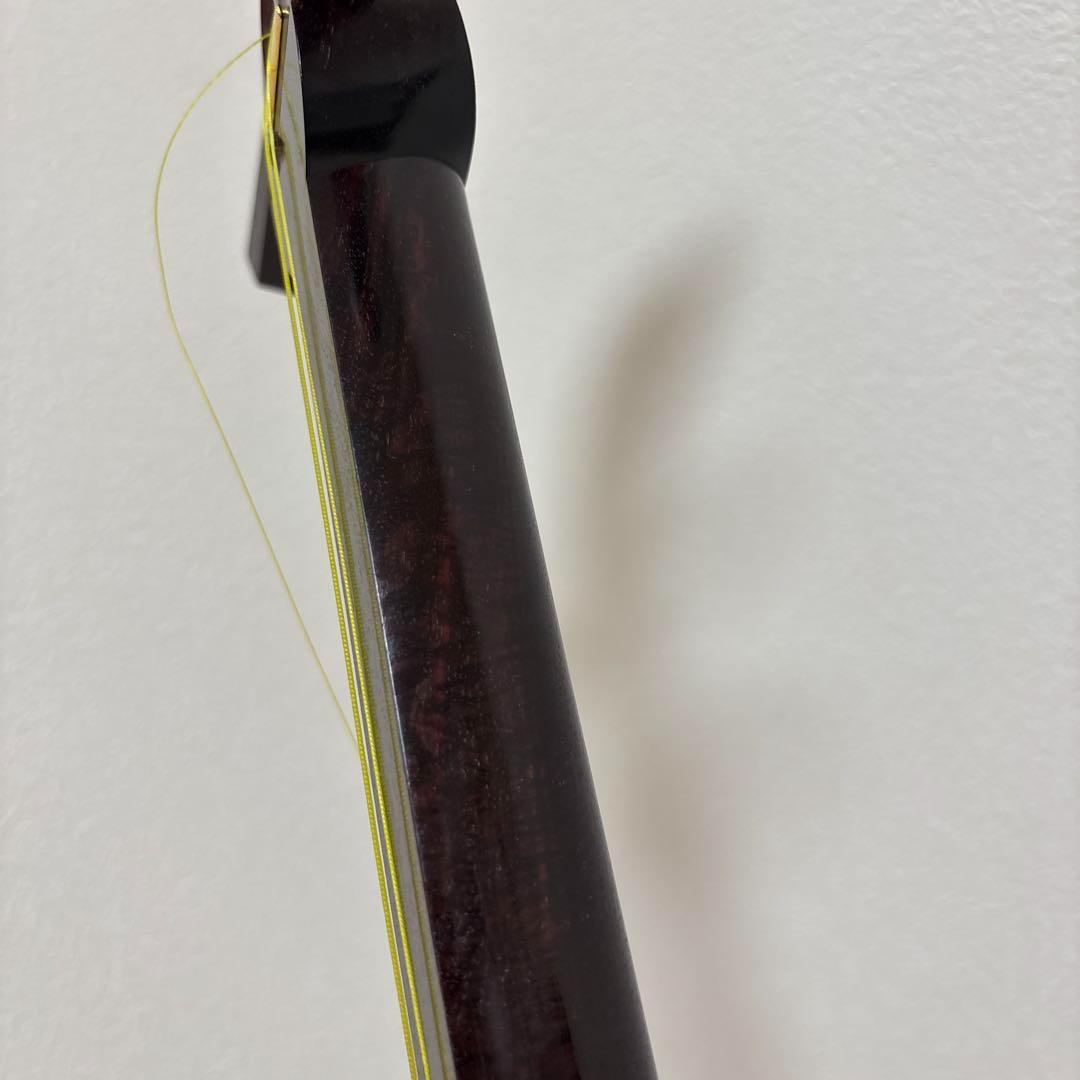 三味線 中棹 紅木 金細 綾杉胴 ハードケース 皮破れ 糸切れ