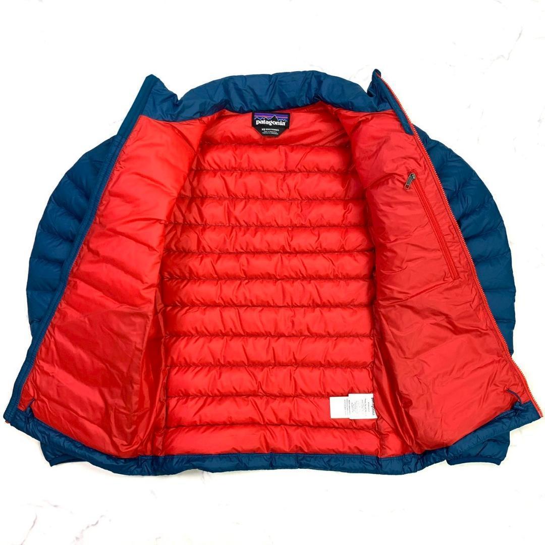 美品★パタゴニア ダウンセーター 84674 ブルー メンズ XS　D823