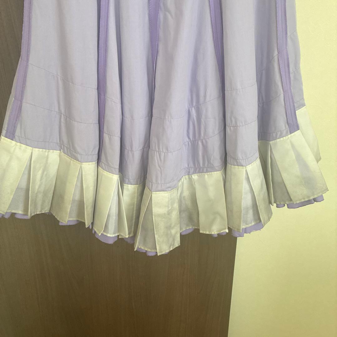 フラメンコ衣装　パープルバタデコーラ