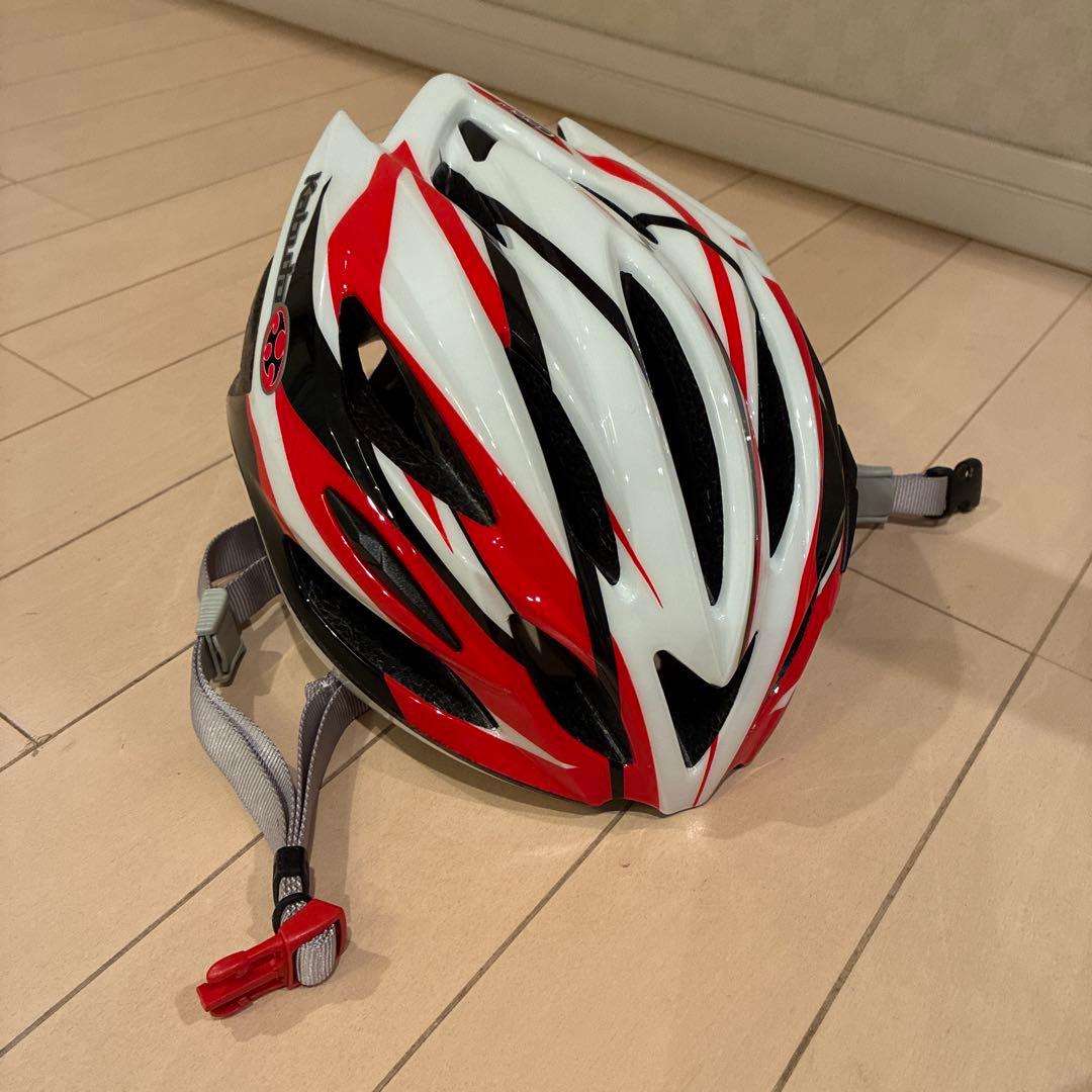 XS /S size Kabuto Cabrio ヘルメット ホワイト/レッド - メルカリ