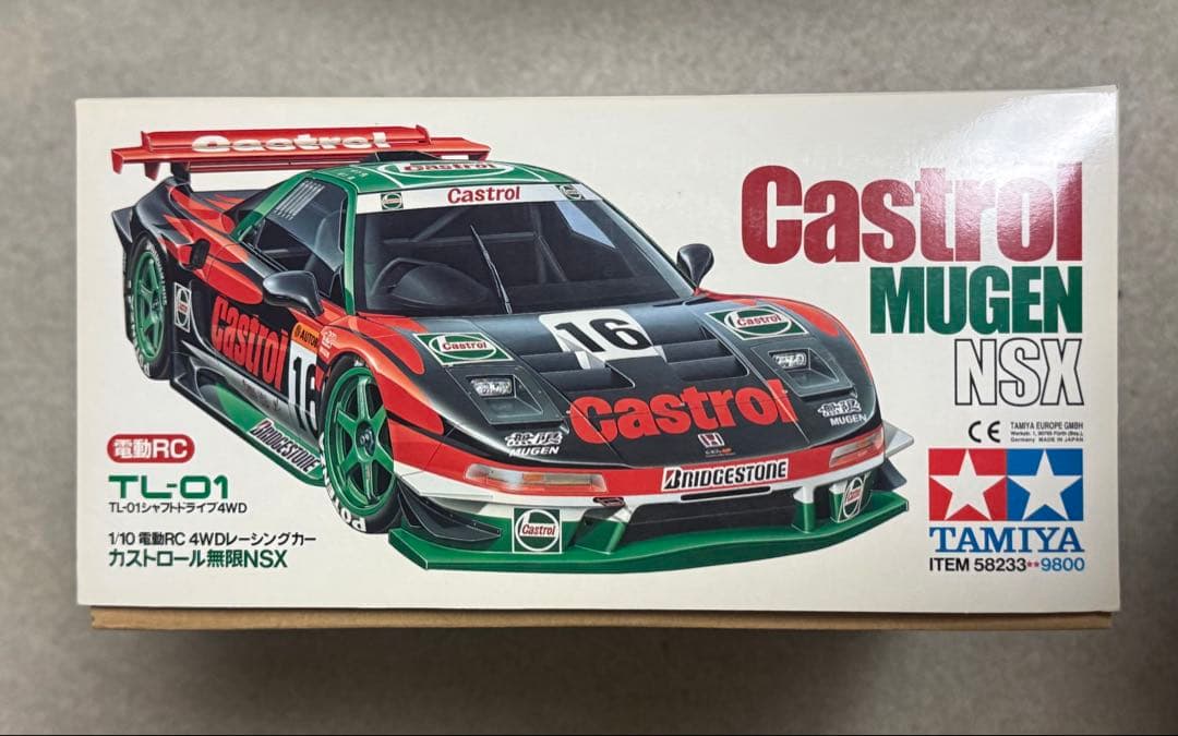 タミヤ★Castrol Mugen／カストロール無限NSXTL-01シャーシ
