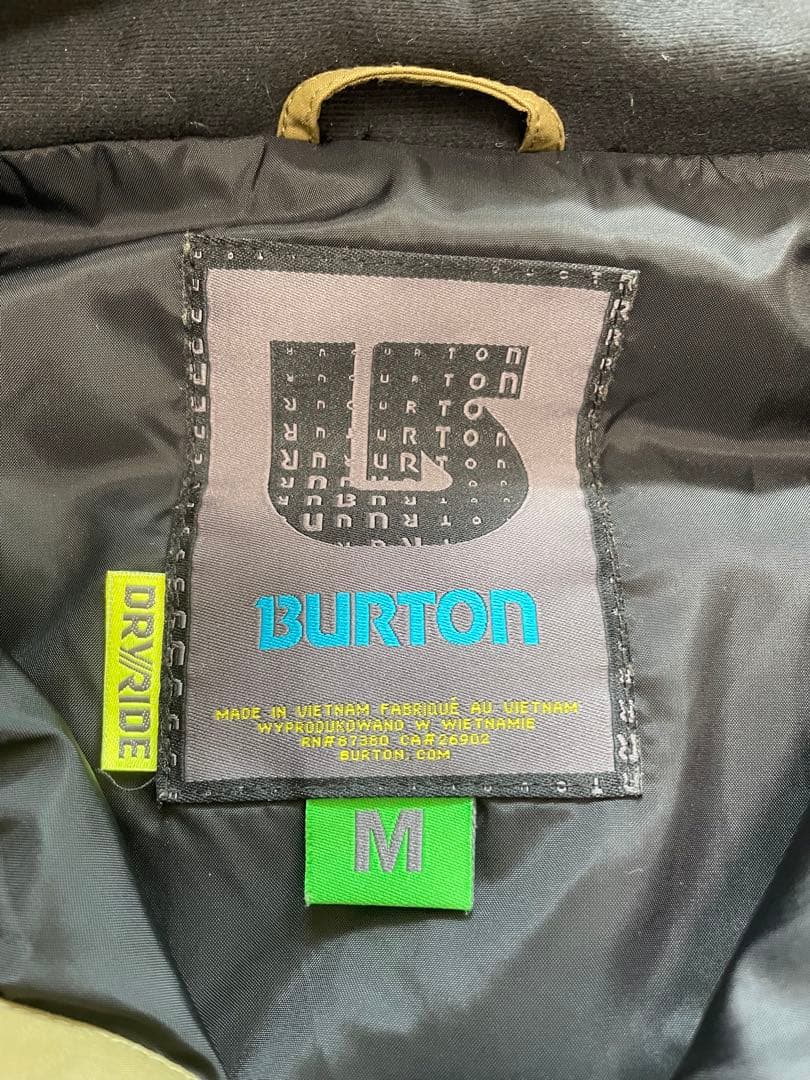 BURTON ウェア　Msize ゲレンデでの着用無し