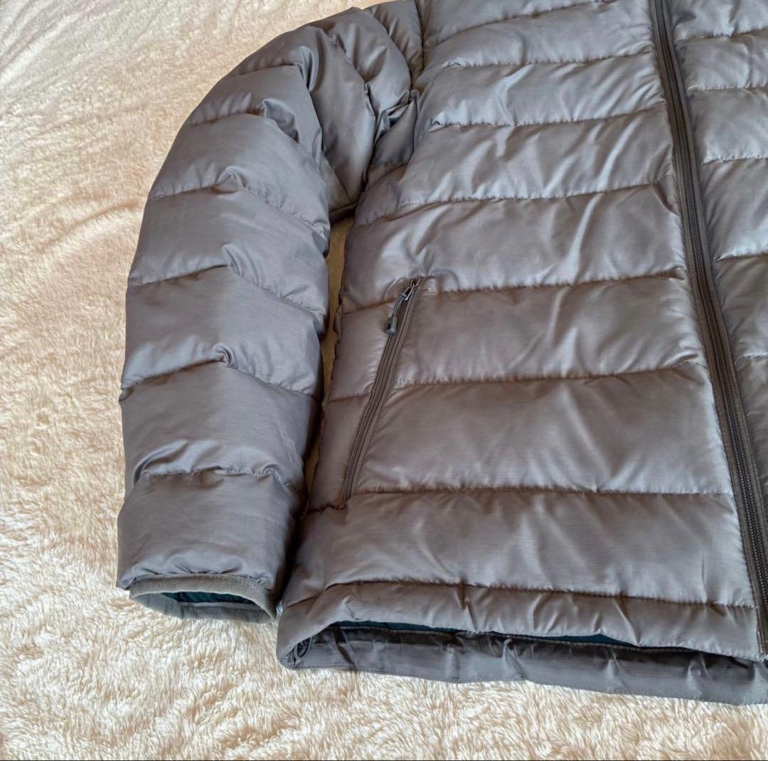 FA13 パタゴニア　ハイロフトダウンセーター　フーディ　S ニッケル　シルバー