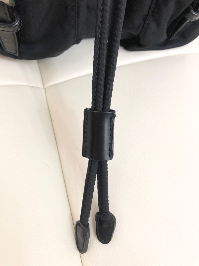 【美品】PRADA プラダ ブラック 黒　ナイロンリュック　バックパック