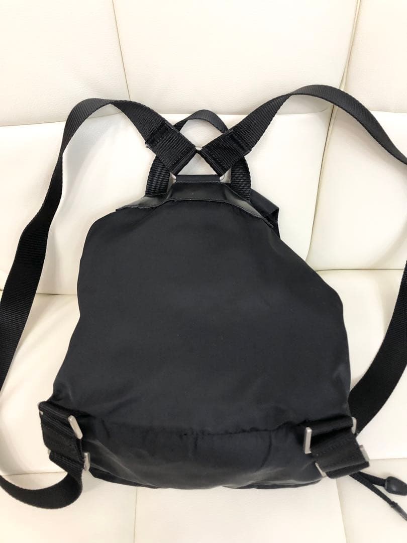 【美品】PRADA プラダ ブラック 黒　ナイロンリュック　バックパック