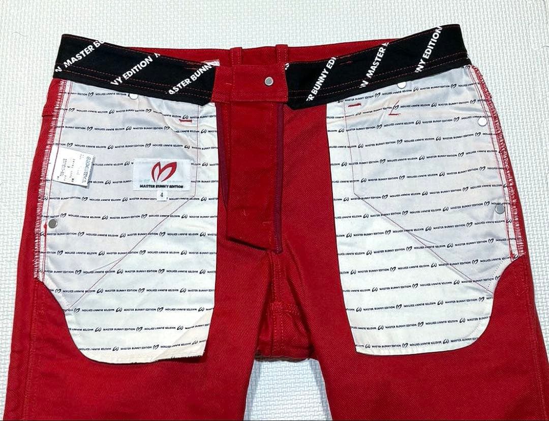 マスターバニーエディション パワフルコットンストレッチ 5Pパンツ（RED／4）