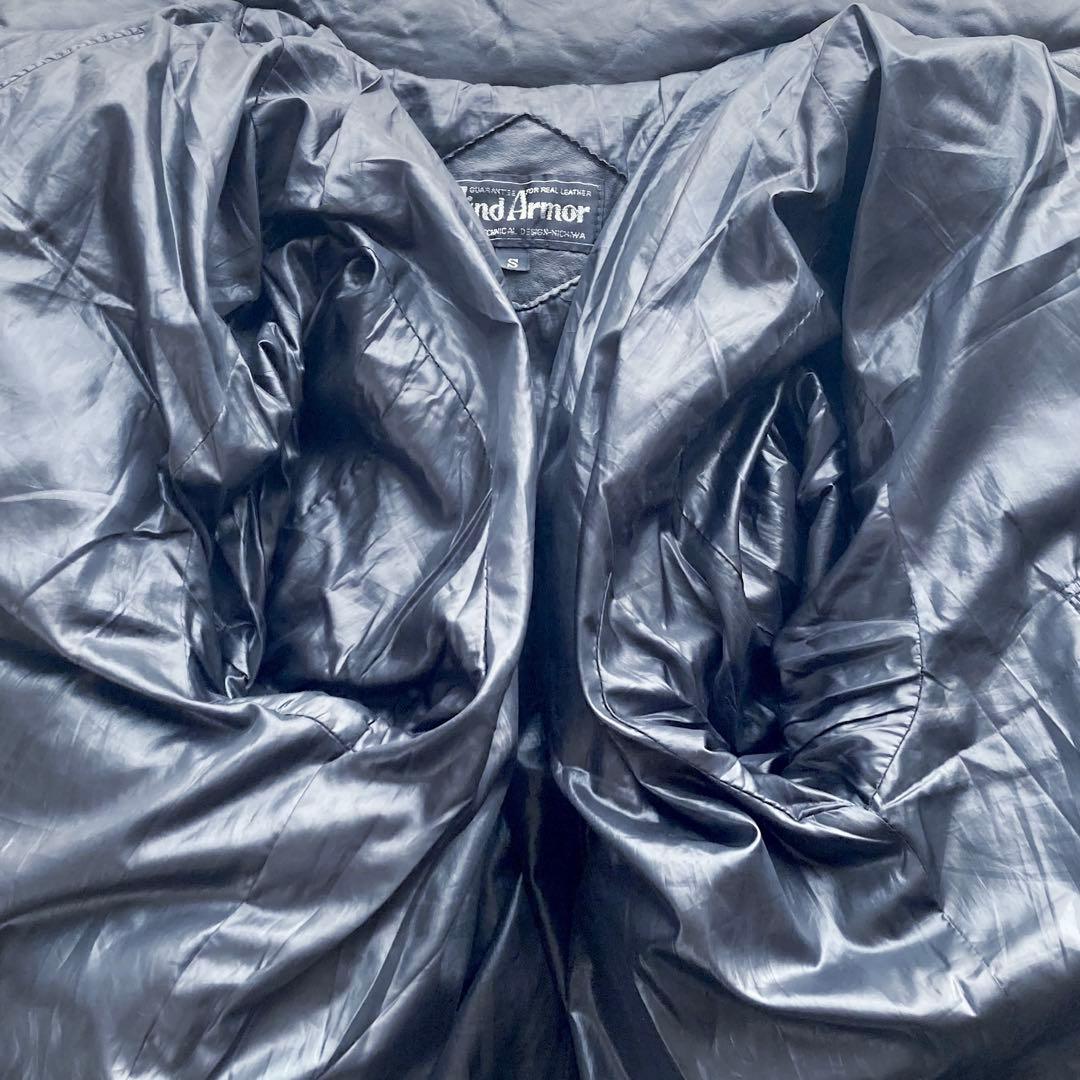 【牛革】wind armor ダウンジャケット ブラック アメリカ ブラック