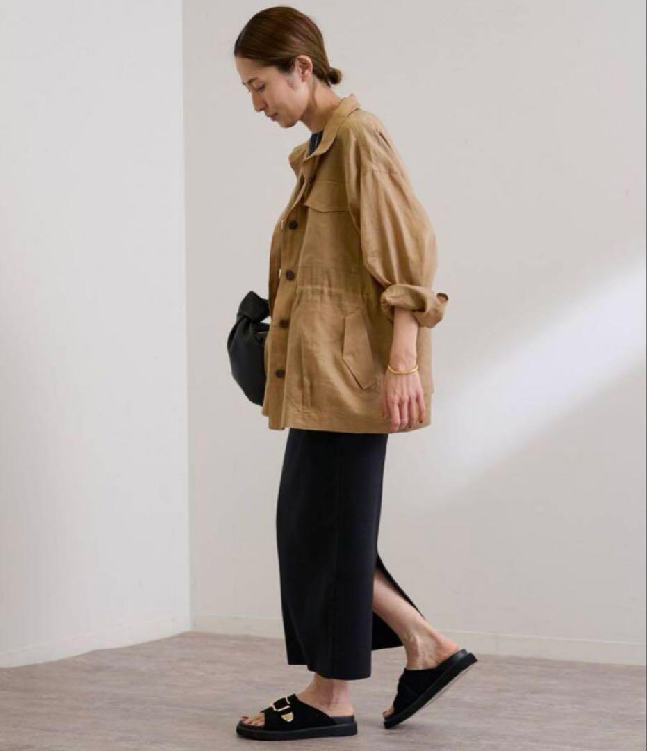 【極美品】FRAMeWORKラミースタンドブルゾン2025SS