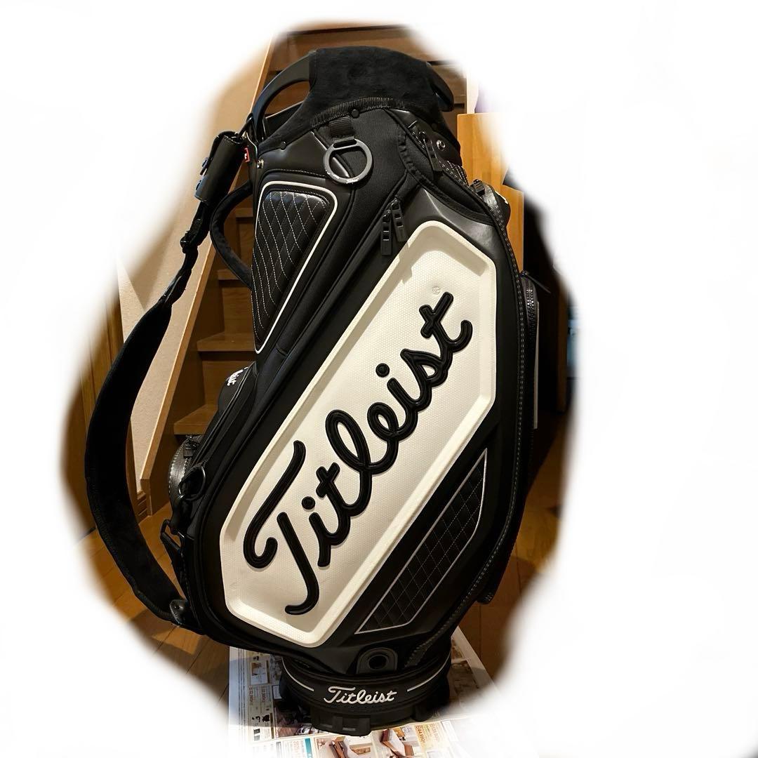 タイトリスト ツアーキャディバッグ ／ブラック/ホワイト