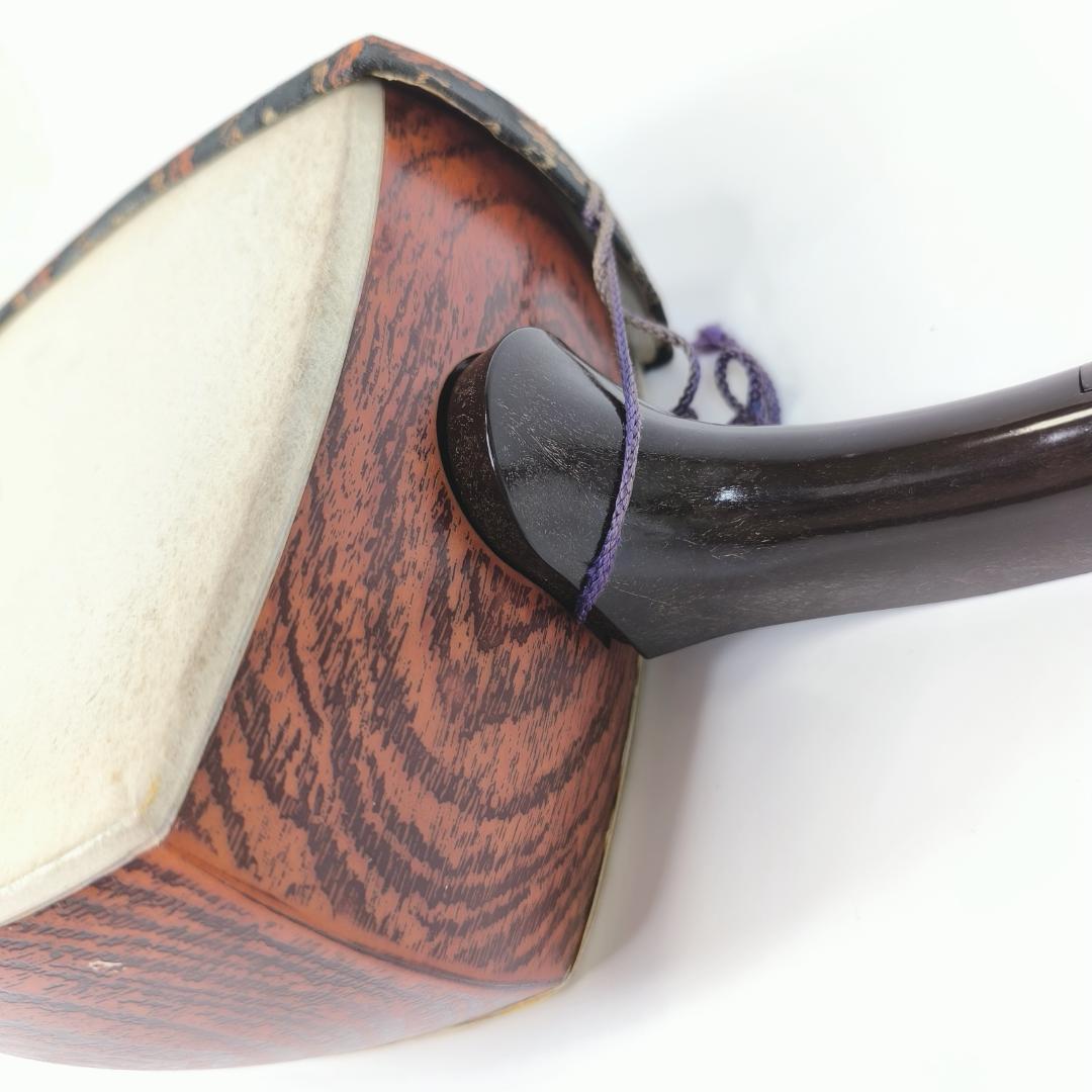 三味線　SHAMISEN　中棹　本体　音出し確認　新品糸3本付き　和楽器　三線