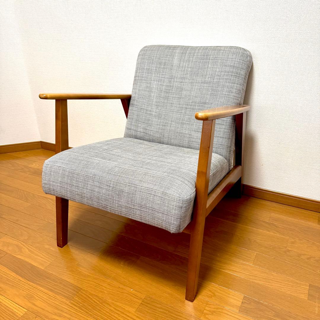 【送料込み】IKEA EKENÄSET エーケネーセット １人掛けソファ グレー