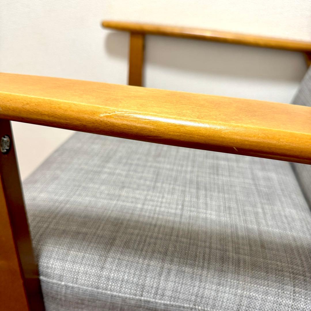 【送料込み】IKEA EKENÄSET エーケネーセット １人掛けソファ グレー