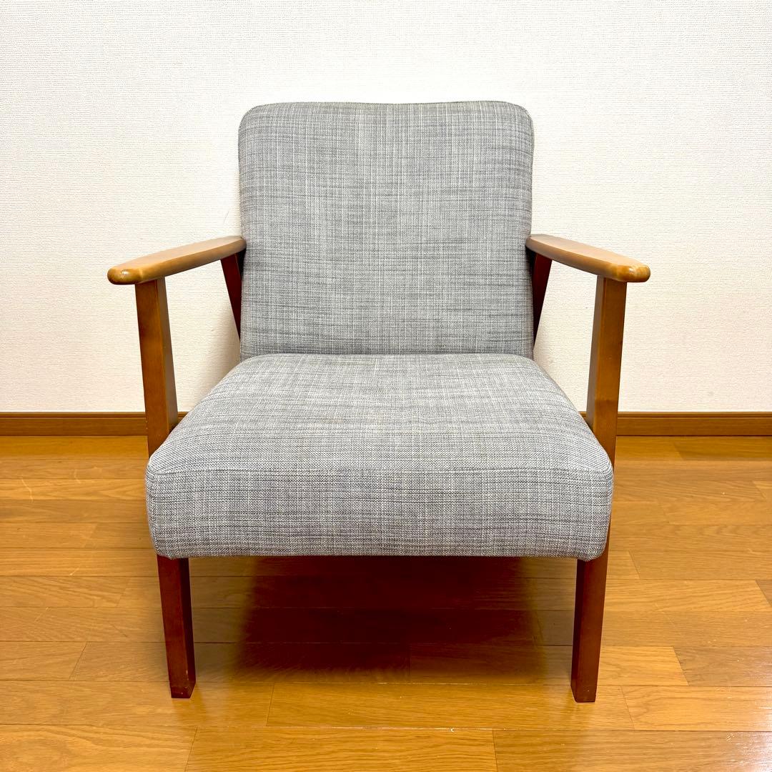【送料込み】IKEA EKENÄSET エーケネーセット １人掛けソファ グレー