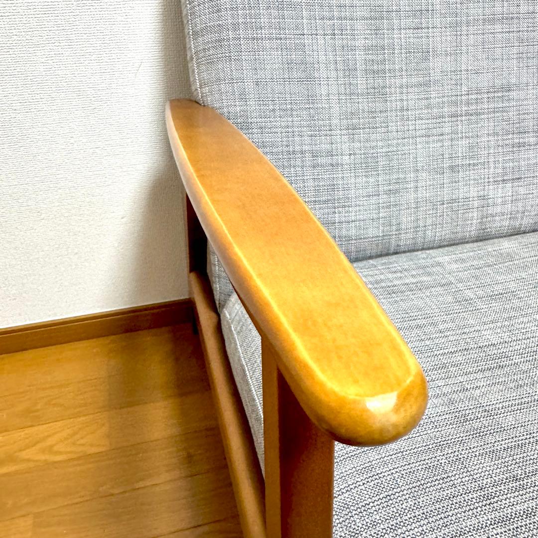 【送料込み】IKEA EKENÄSET エーケネーセット １人掛けソファ グレー