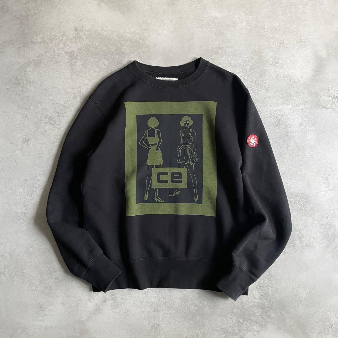 c.e cavempt スウェット C.E Cavempt スウェット トレーナー ブラック