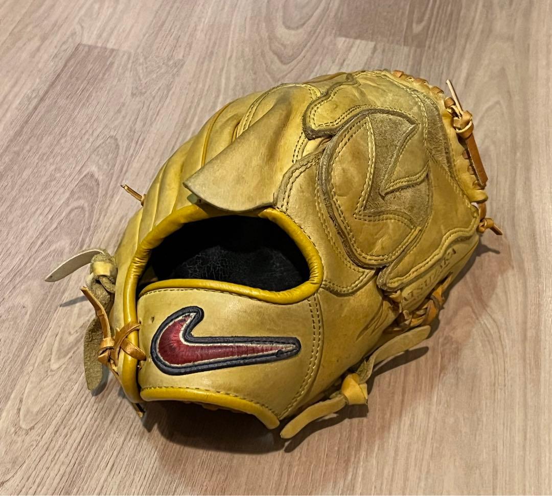 ◆超稀少！◆NIKE 軟式グローブ 少年用 松坂選手モデル！グラブレース交換済！