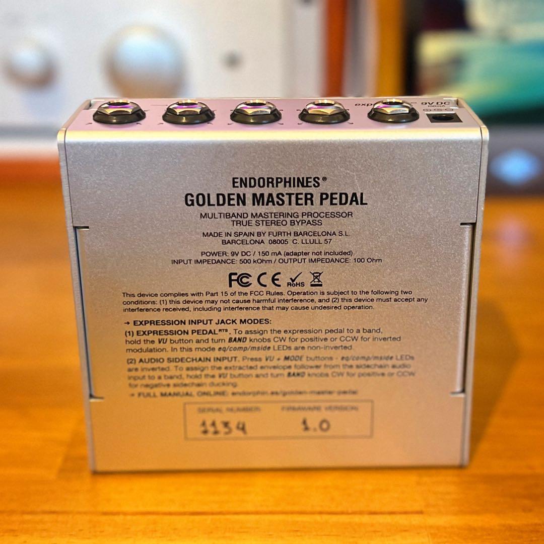 【完動美品】ENDORPHIN.ES GOLDEN MASTER PEDAL