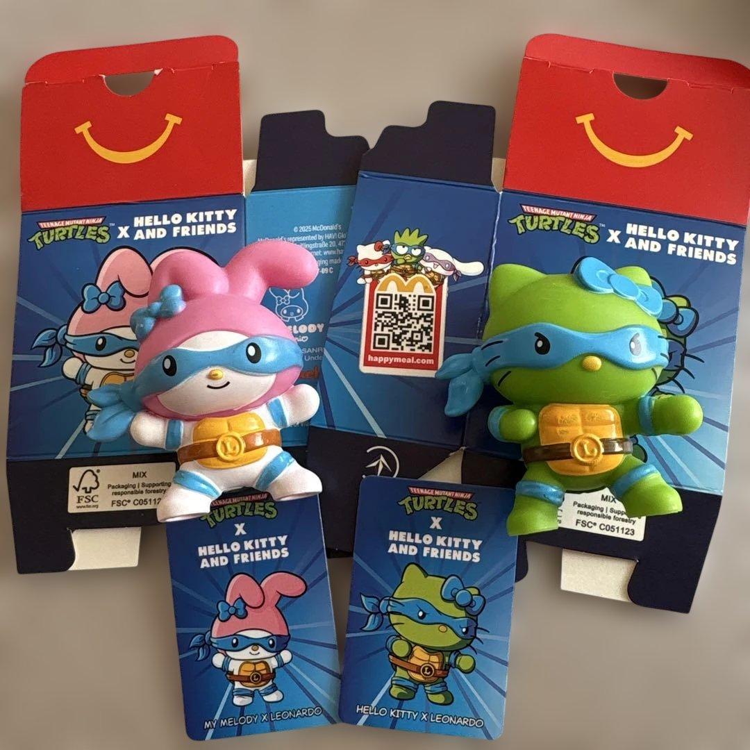 新品 コラボ 海外限定 マクドナルド サンリオ タートルズ キティ