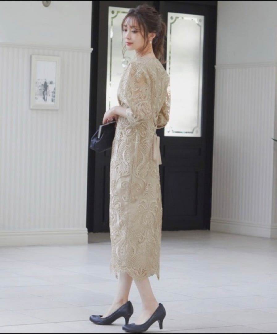 q【美品】ニアナ ハレモード ワンピース 結婚式 ドレス オケージョン