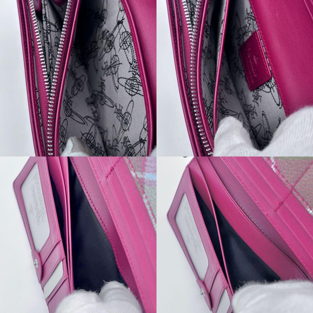 ヴィヴィアン 長財布 タータンチェック オーブ 長財布 泣き虫ミーコ