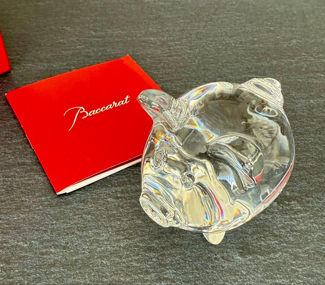 Baccarat クリスタル豚の置物