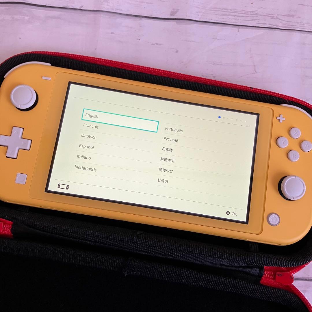Switch Lite 任天堂 本体 イエロー HDH-001 ケース付き