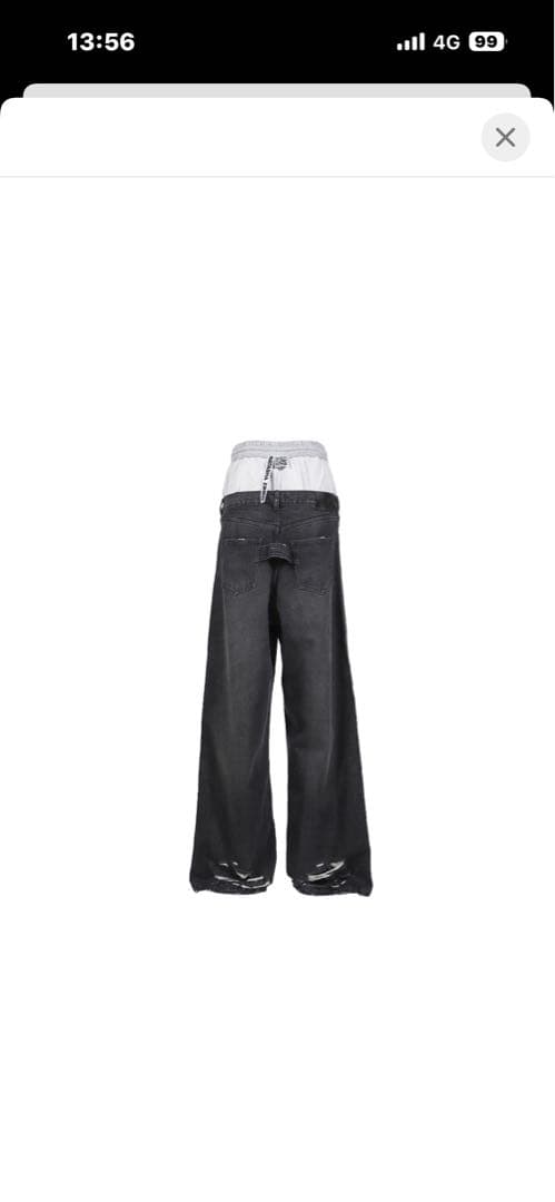 パンツ Natasha Zinko wide leg geans