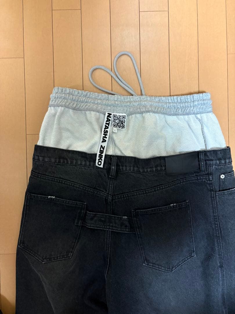 パンツ Natasha Zinko wide leg geans