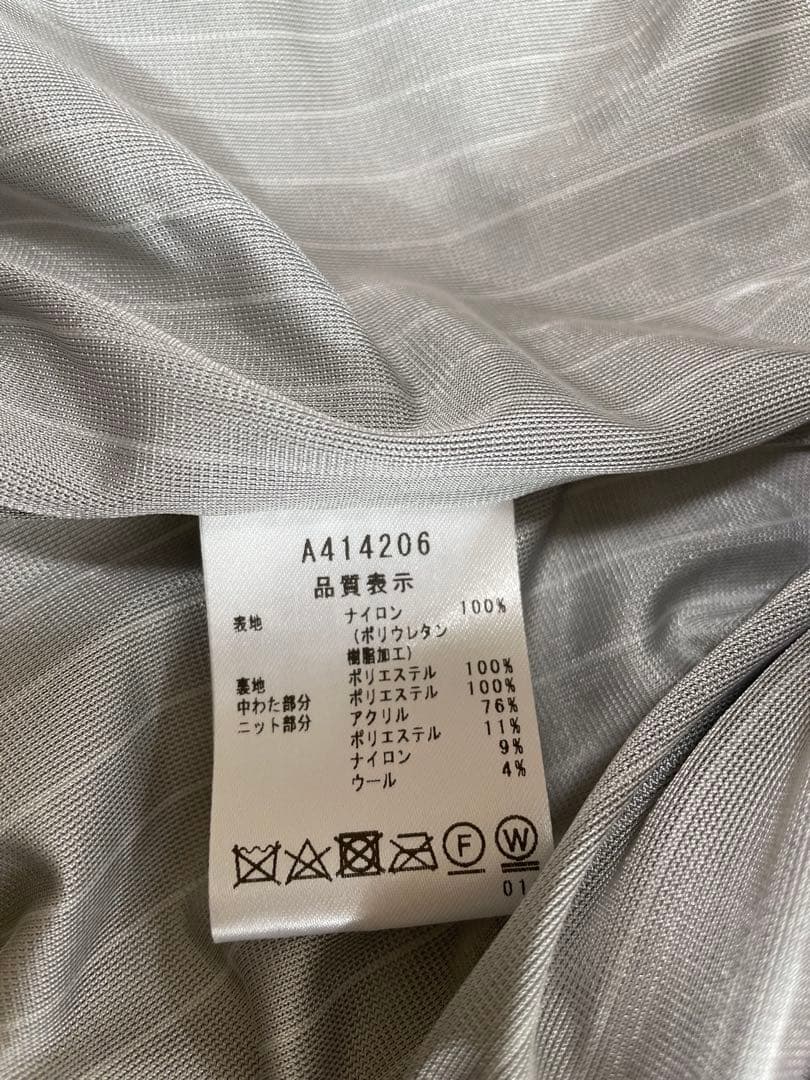 【タグ付き新品未使用】　アルチビオ　メタリックキルト保温ブルゾン　38サイズ