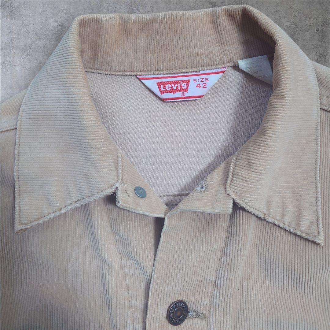 70s Levis 70505 コーデュロイ ジャケット 42サイズ