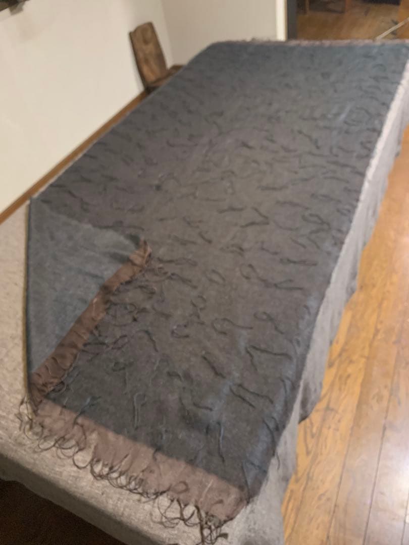 ISSEY MIYAKE PERMANENTE 大判ストール　緑 かなりの美品