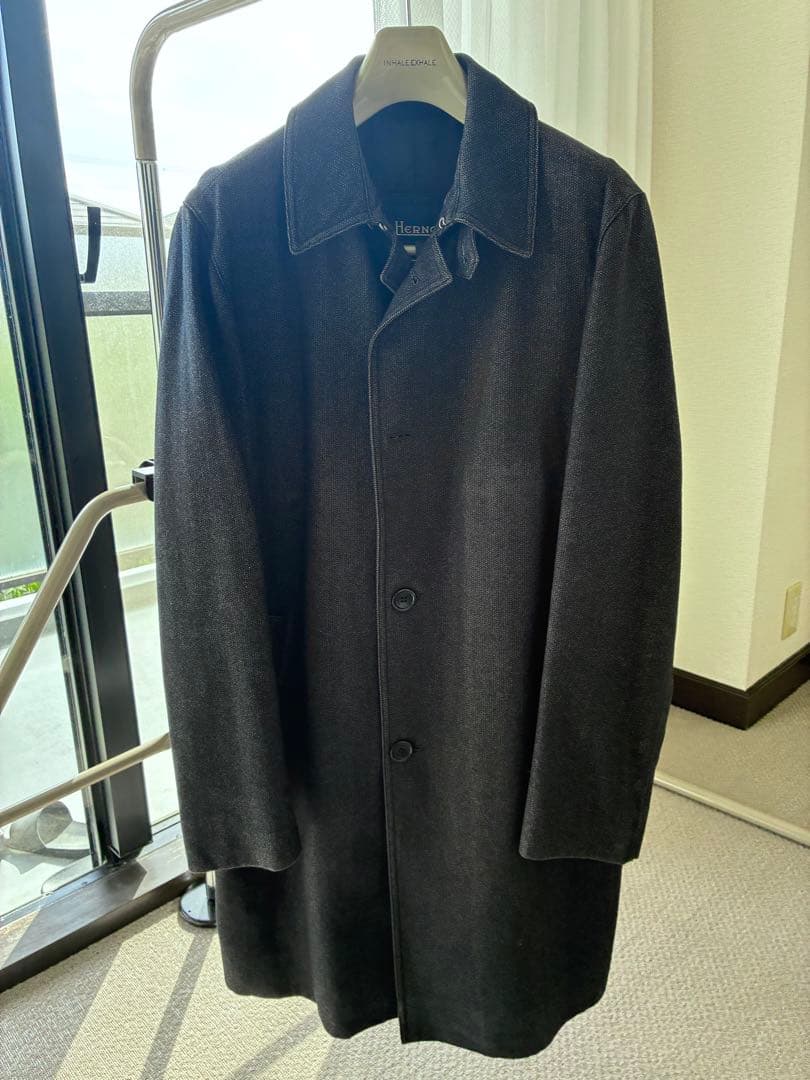 Hernoサイズ46 ステンカラーコートダークグレー