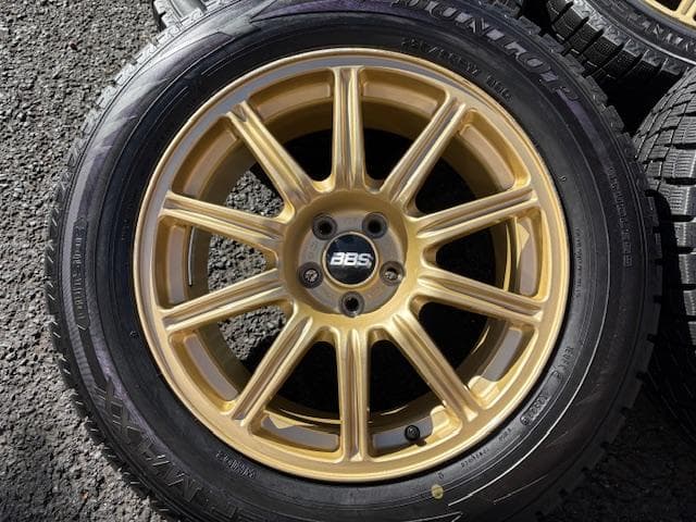 バリ山スタッドレス フォレスター、XVに！スバル純正 BBS RV723 鍛造