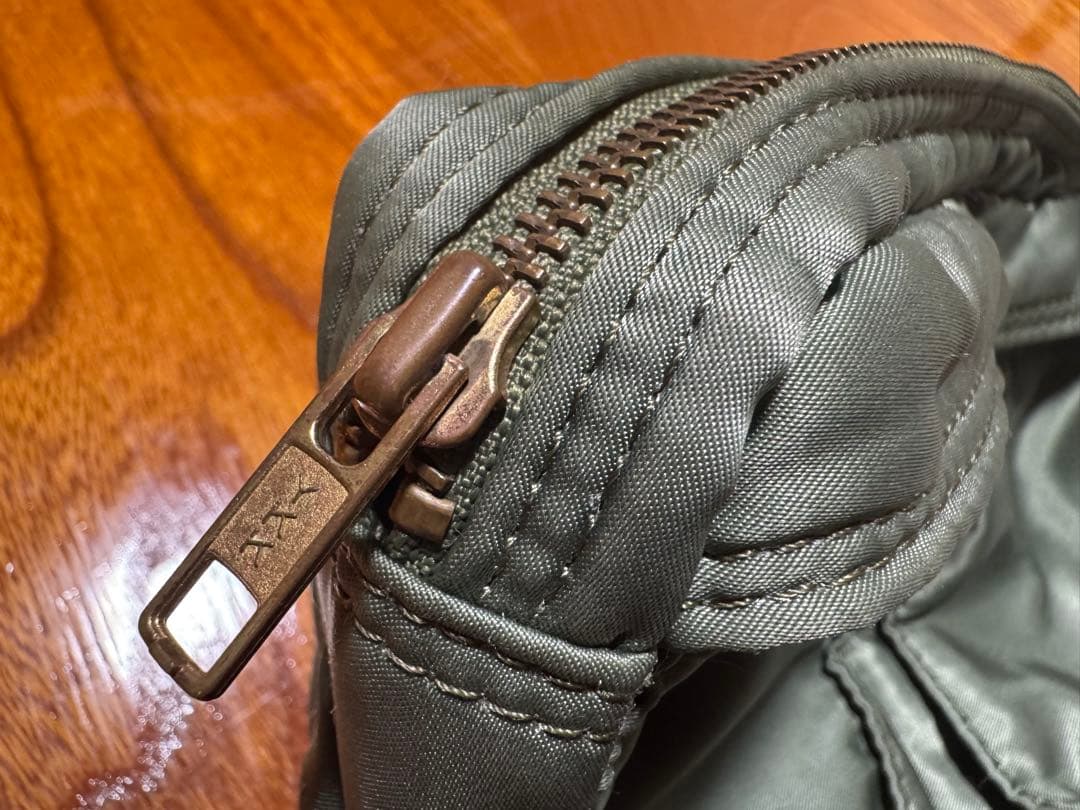 美品 PORTER タンカー ウエスト バック セージグリーン 旧モデル