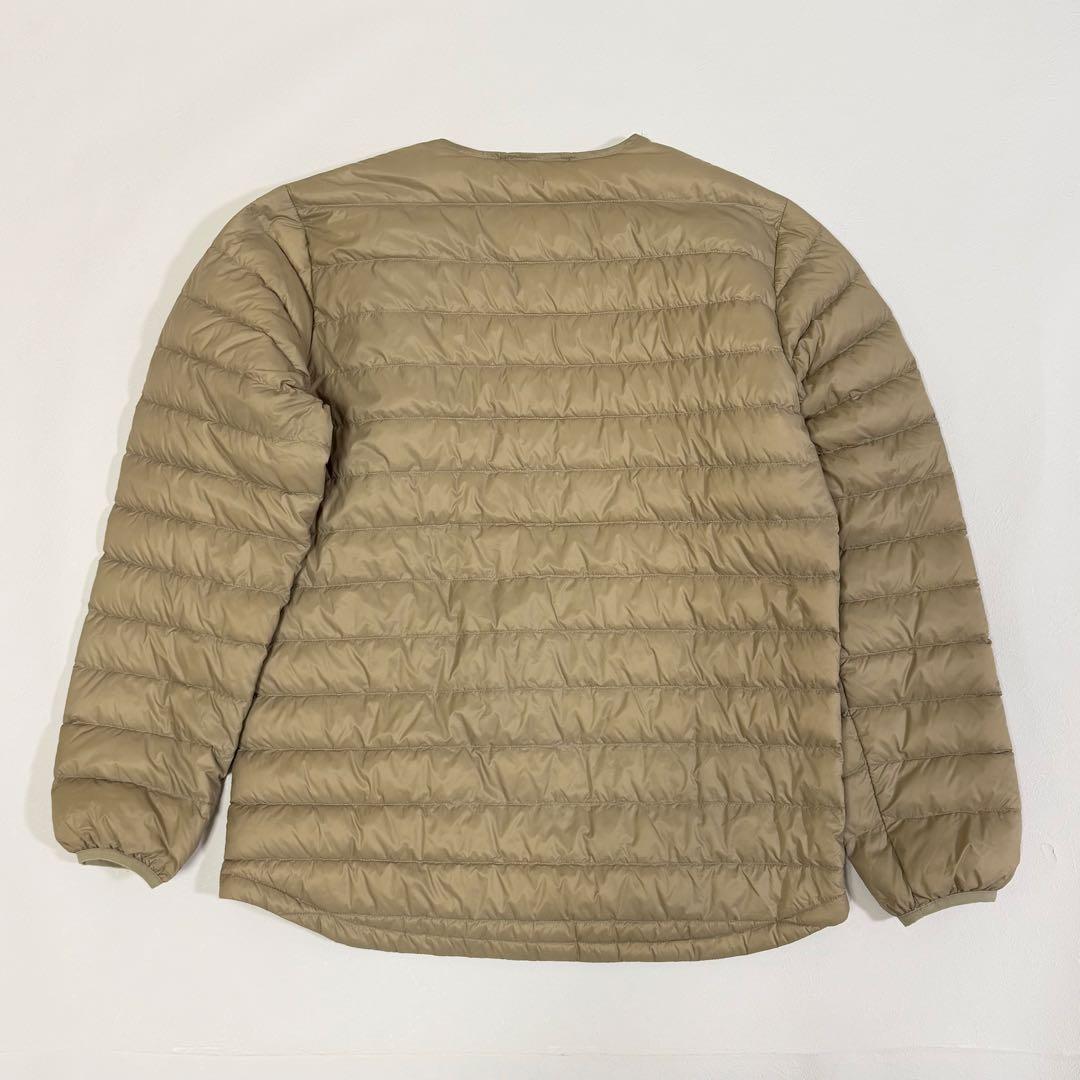 ナンガ WILD-1別注 ダウンカーディガン インナーダウン ベージュ L