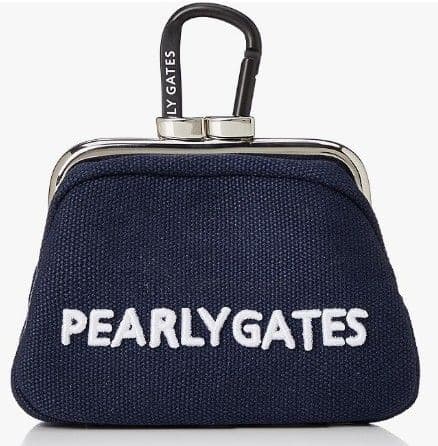 【パーリーゲイツ】カートバッグ (バンブーハンドル)＆ ボールポーチ