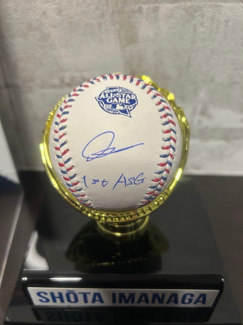 世界10個限定】カブス 今永昇太 オールスターゲーム公式球 直筆 サイン