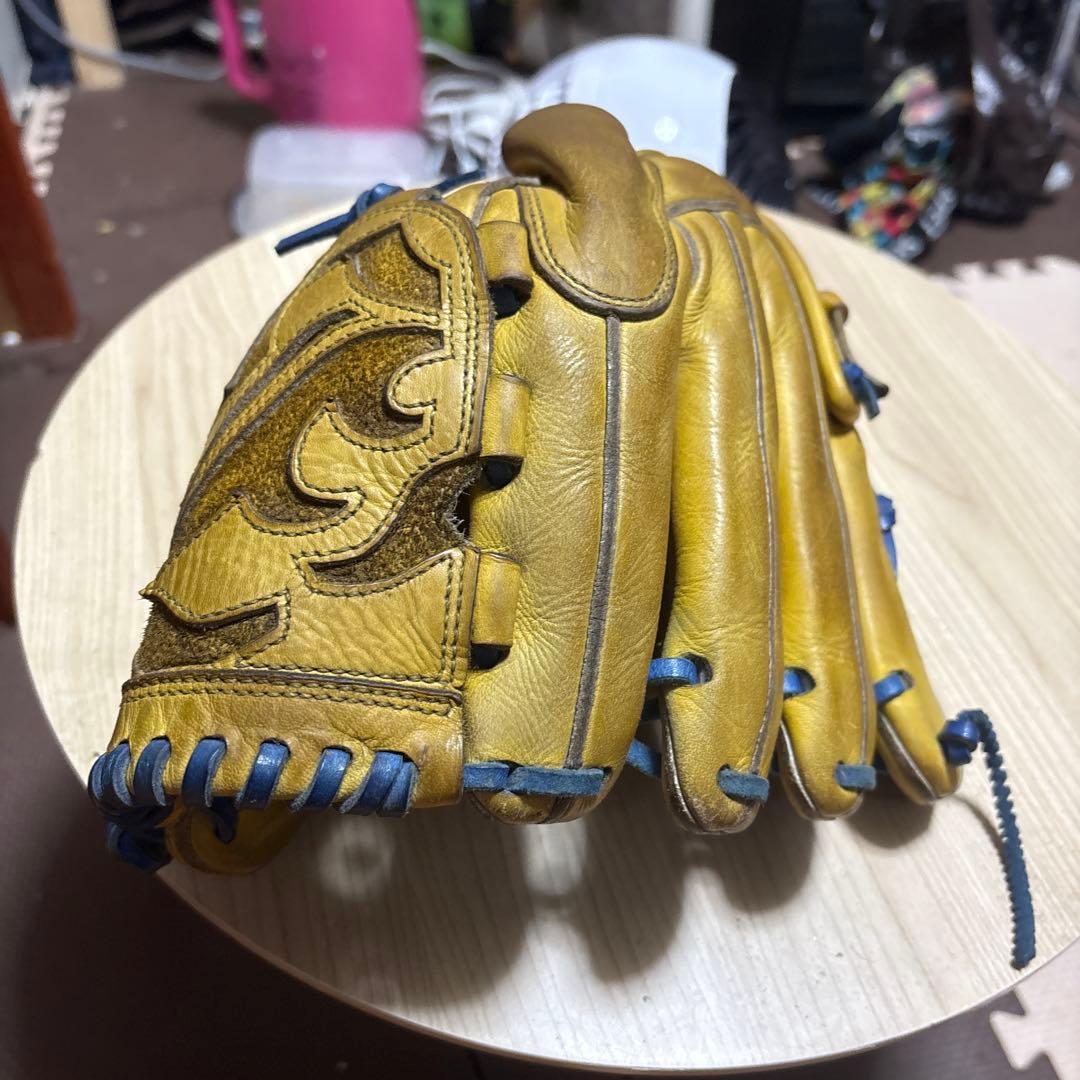 イエロー 硬式グローブ 青いステッチ 楽天市場】ゼット プロステイタス