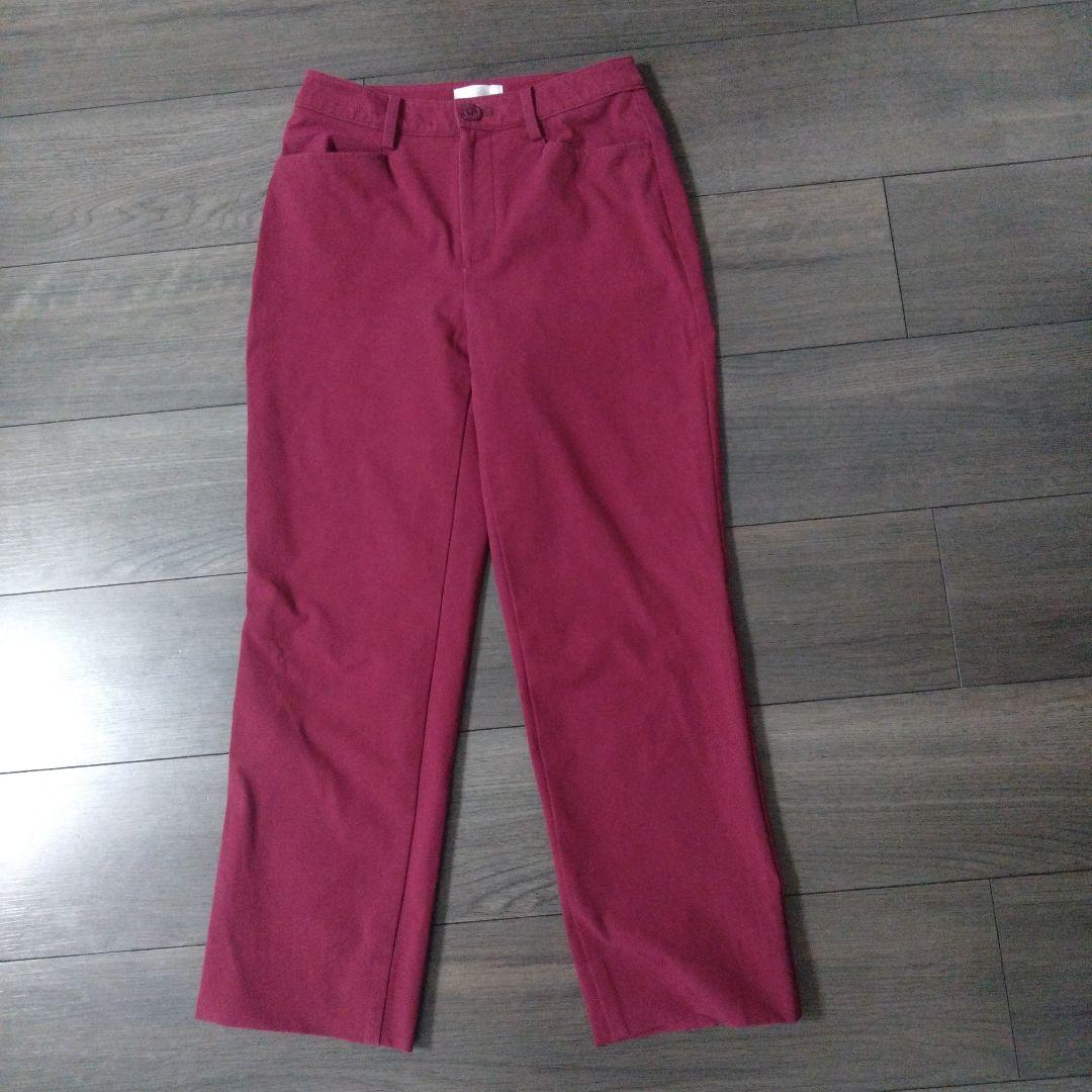 ビースリー ワインレッドパンツ - メルカリ