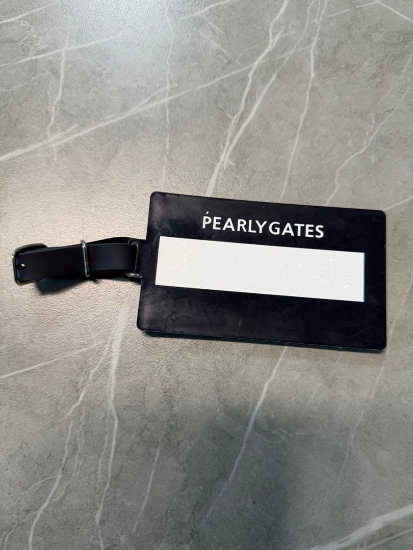 美品　パーリーゲイツキャディバック　エナメルホワイト　正規品