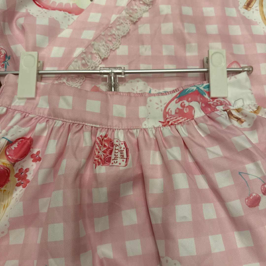 to Alice いちご ギンガムチェック 浴衣