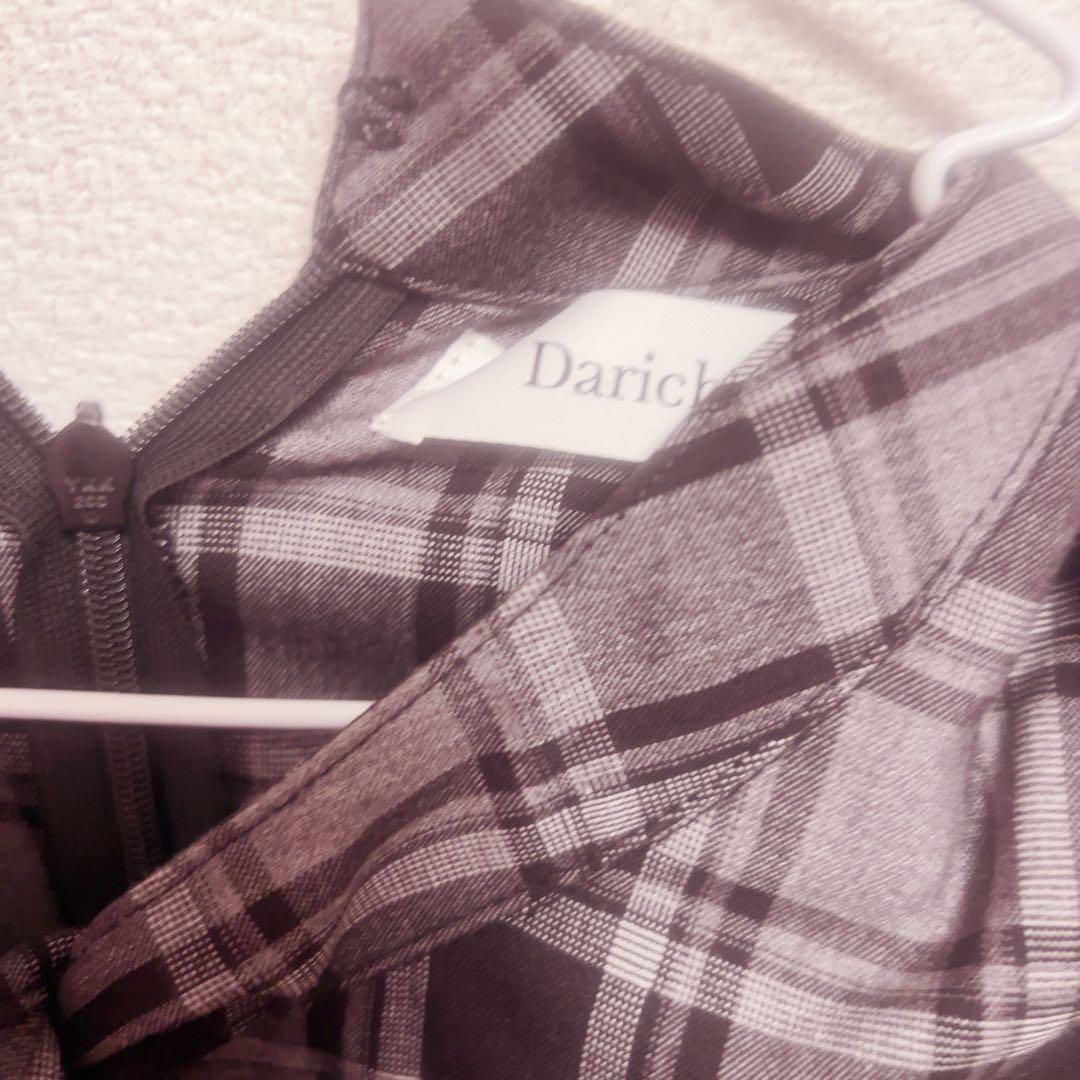 Darich ダーリッチ レイヤードライクボウタイニットミニワンピース