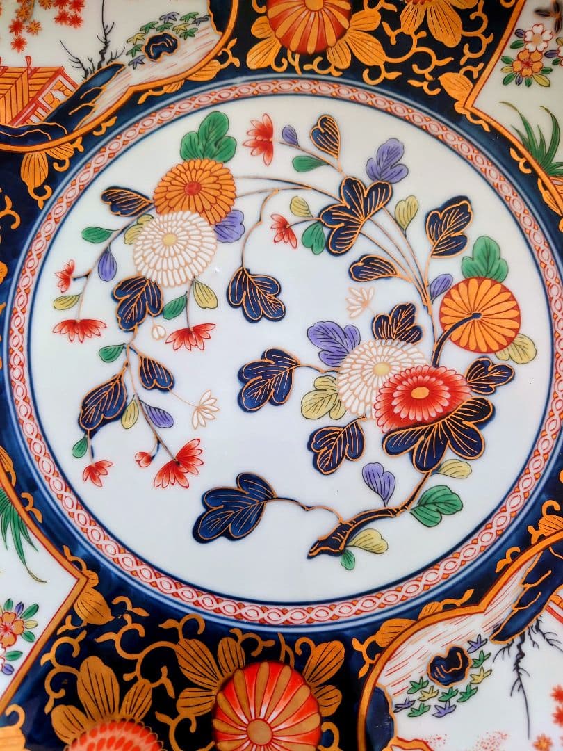 古伊万里・琳派・金彩中皿34センチ 基泉窯(新品・未使用) - メルカリ