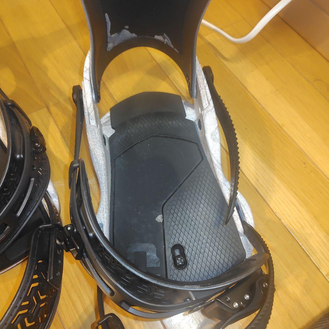 UNION ATLAS スノーボードビンディング ホワイトウッド S