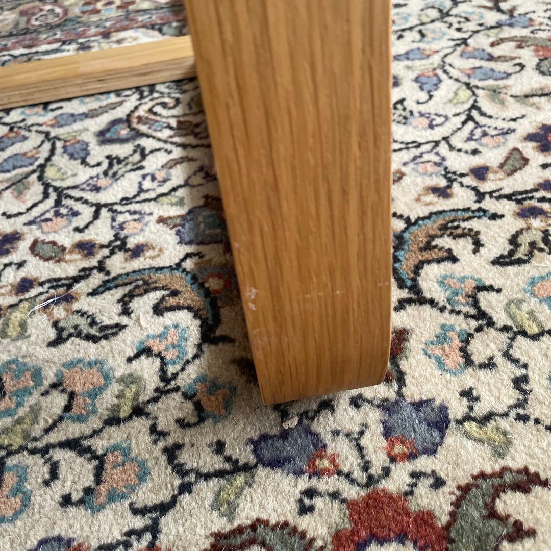 無印良品　リビングでもダイニングでもつかえるソファチェア・オーク材①