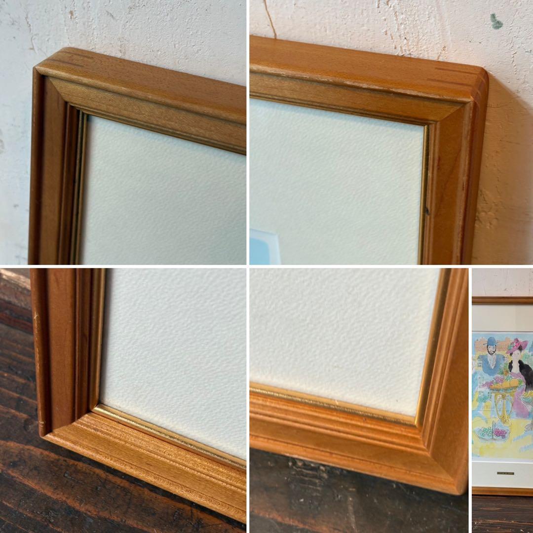 ① 絵画 リトグラフ セット 渡辺豊重 他 直筆サイン入 額縁 インテリア