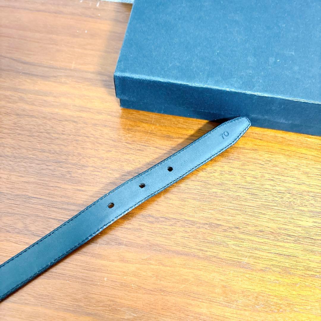 サルヴァトーレフェラガモ ゴールドバックル レザーベルト ダークブラウン