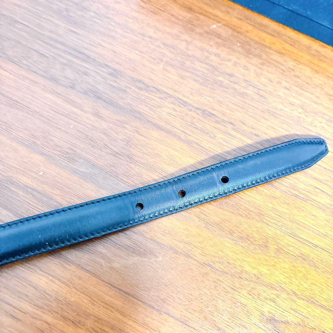 サルヴァトーレフェラガモ ゴールドバックル レザーベルト ダークブラウン